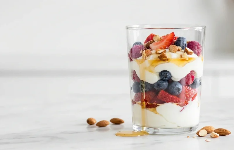 High-Protein Greek Yogurt Parfait