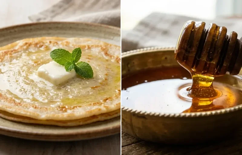 Himachali Pher with Honey