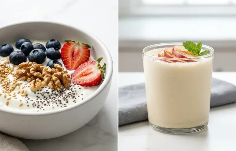 Hung Curd Bowl with Whey Shake