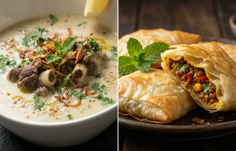 Hyderabadi Mutton Marag with Hyderabadi Lukhmi