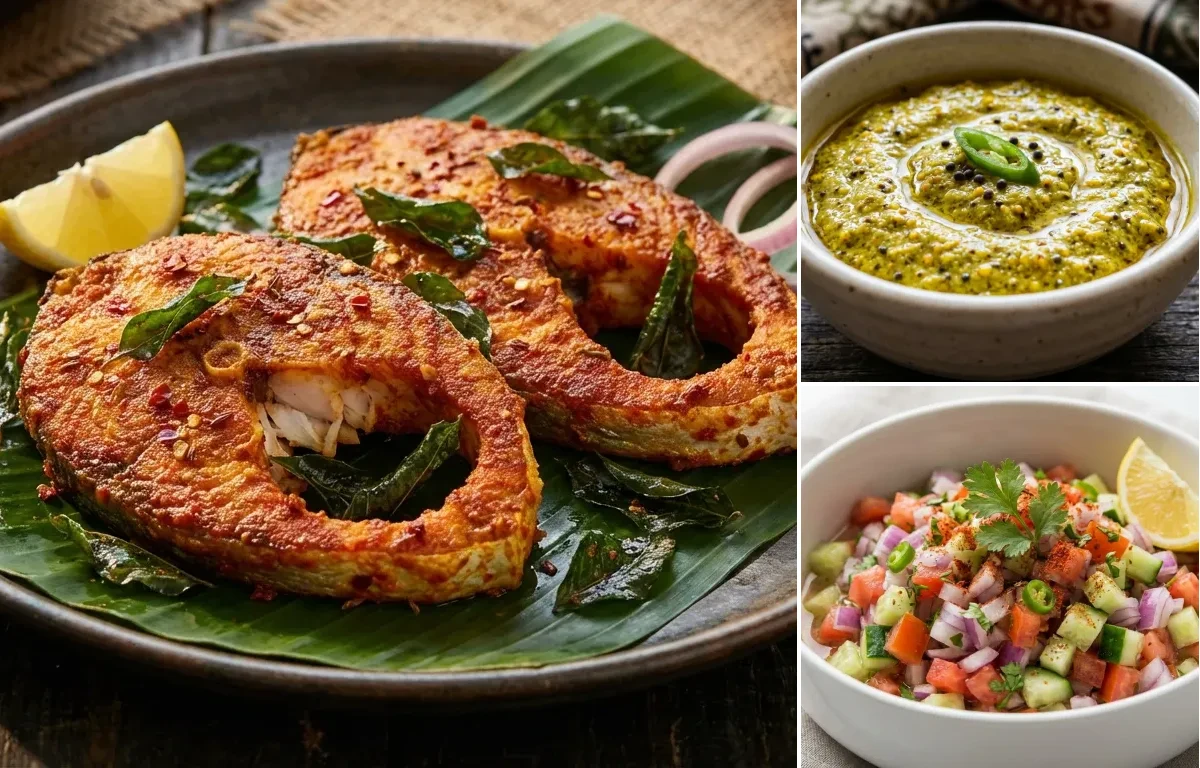 Indian Fish Fry with Bengali Kasundi