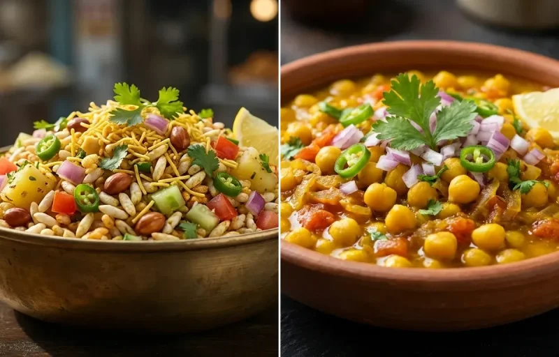 Jhal Muri with Ghuguni