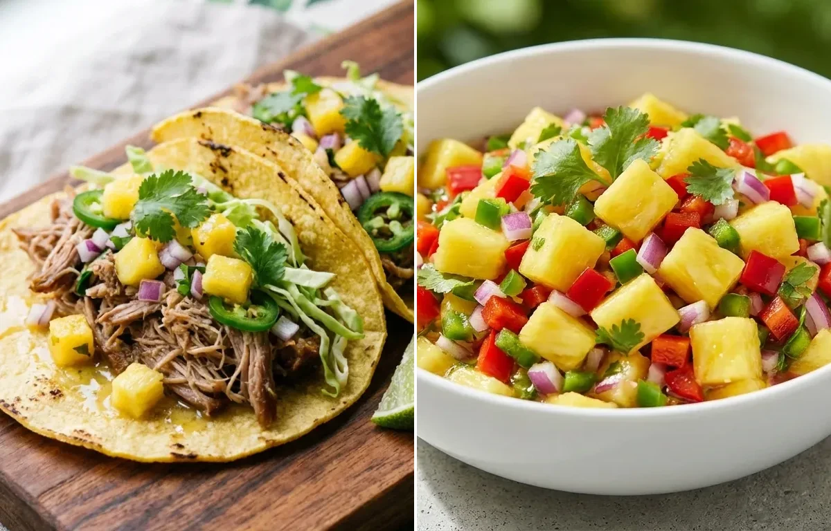 Kalua Pork Tacos with Pineapple Salsa