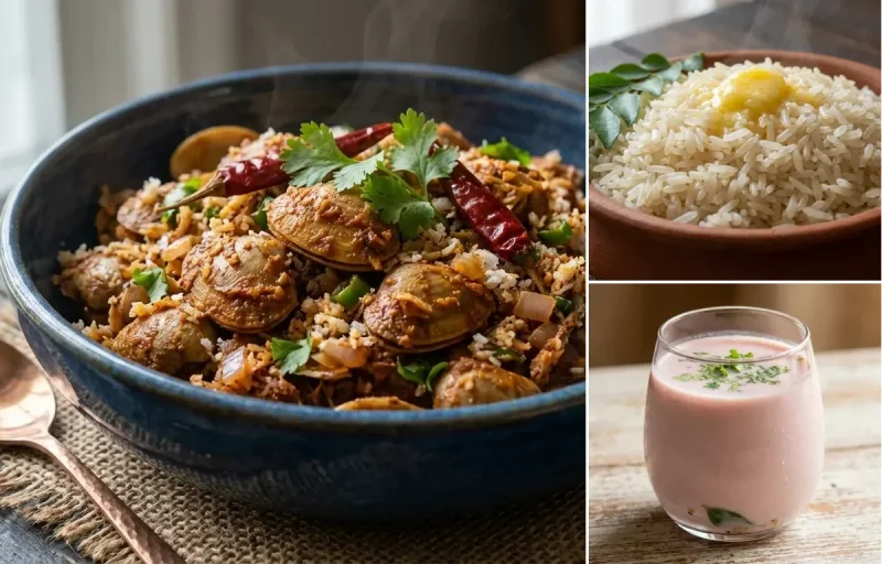 Kalva Sukke with Ukda Tandul and Sol Kadhi