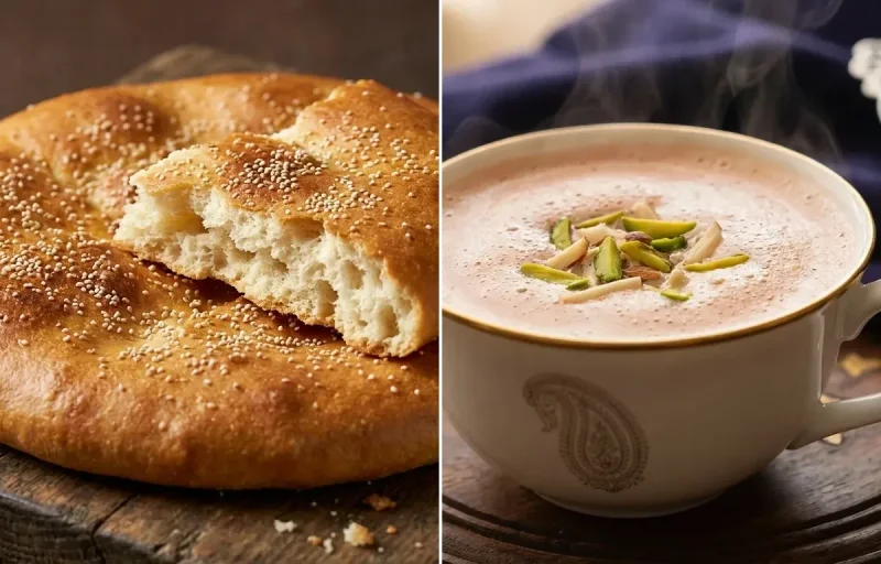 Kashmiri Czhot with Noon Chai