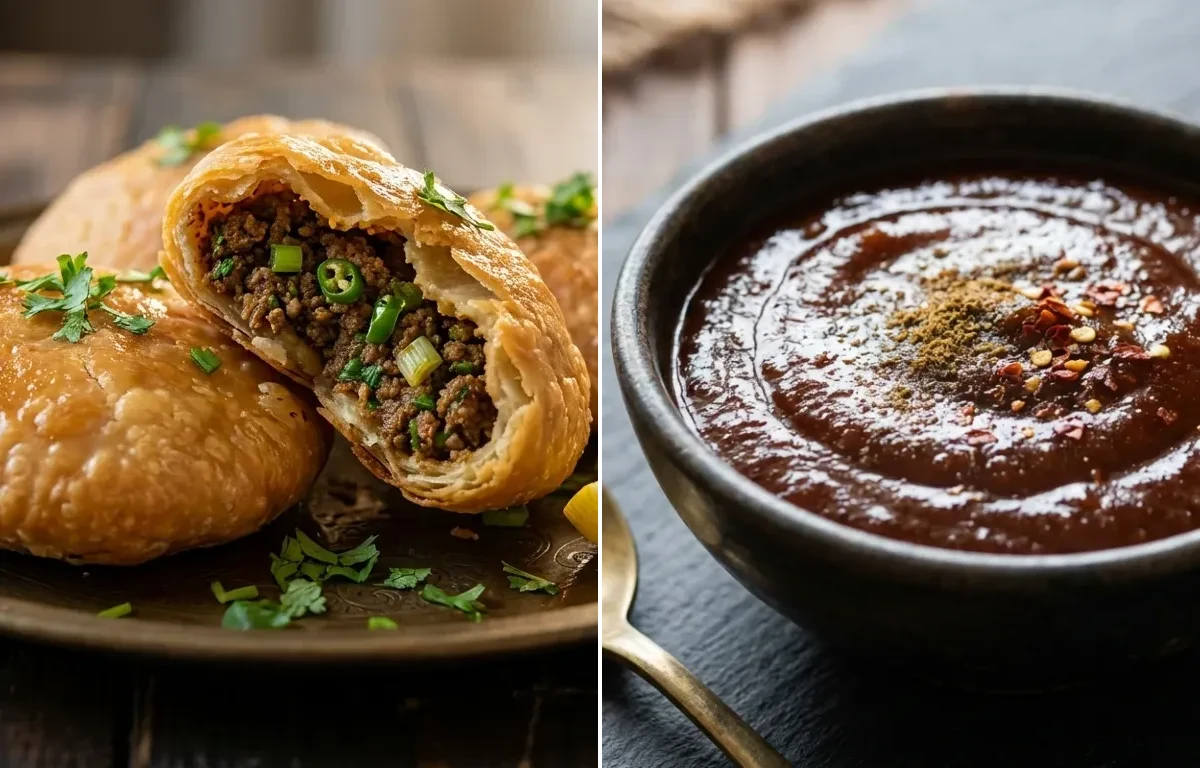 Keema Kachori with Tamarind Chutney