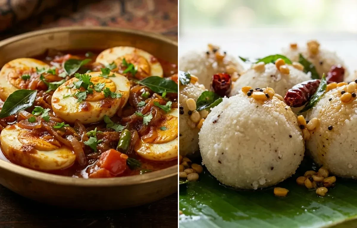 Kerala Egg Roast with Undi
