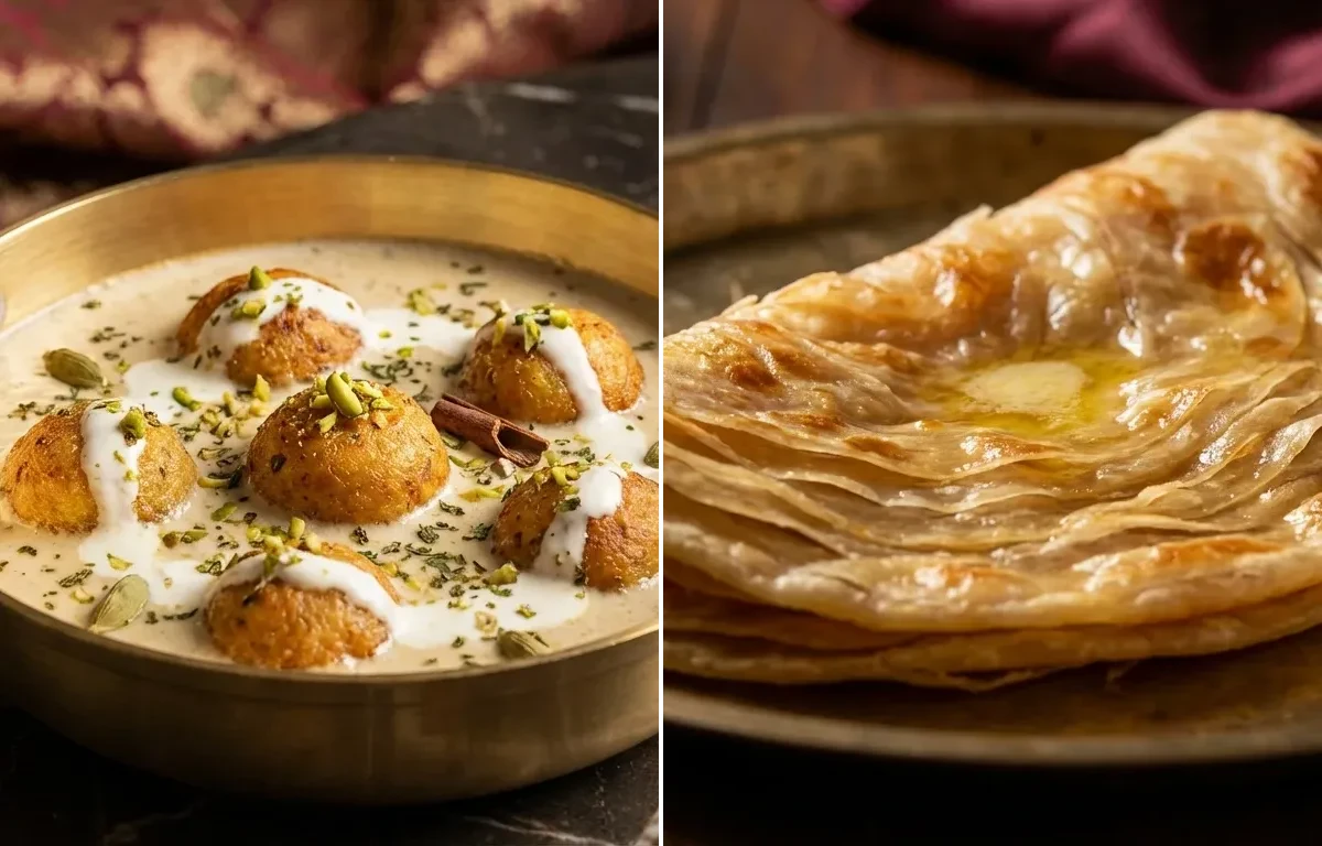 Kofta-e-Chaman with Warqi Paratha