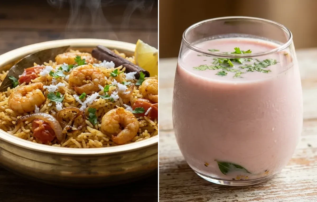 Kolambi Bhaat with Sol Kadhi