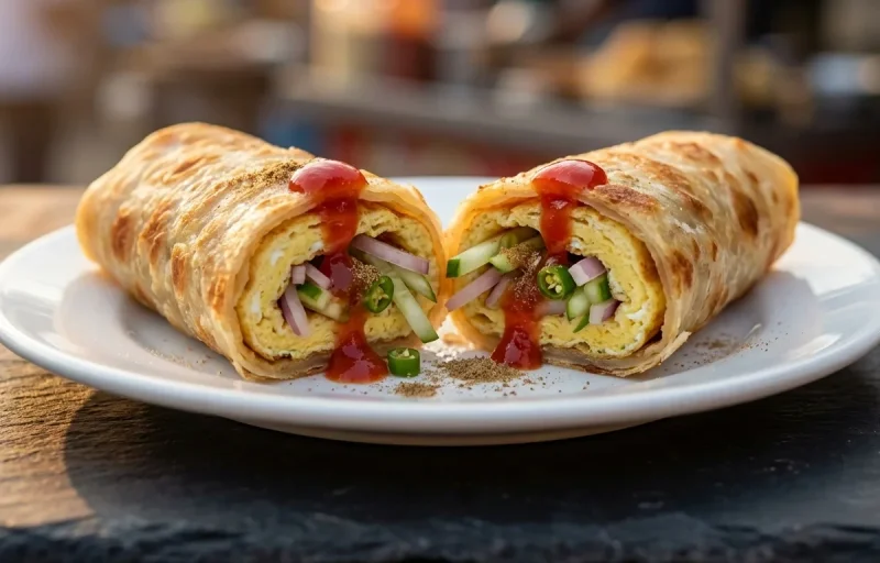 Kolkata Egg Roll