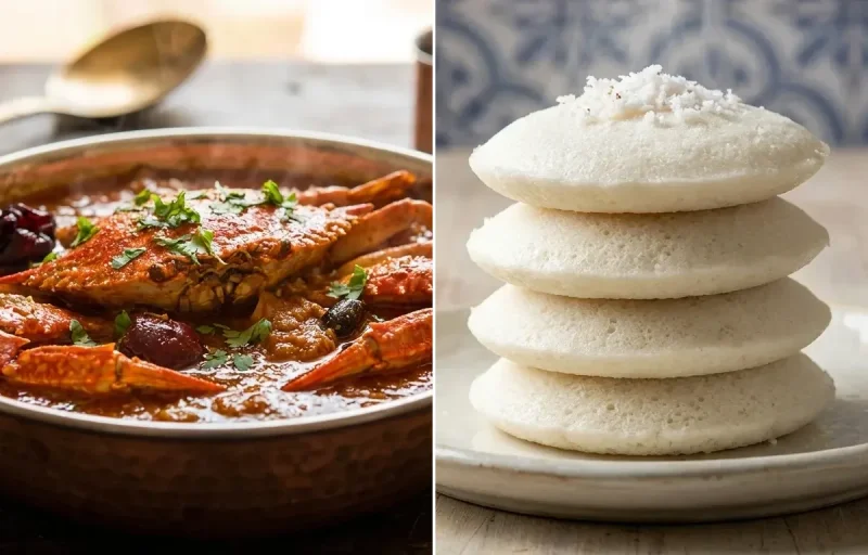 Kurlya Masala with Goan Sanna