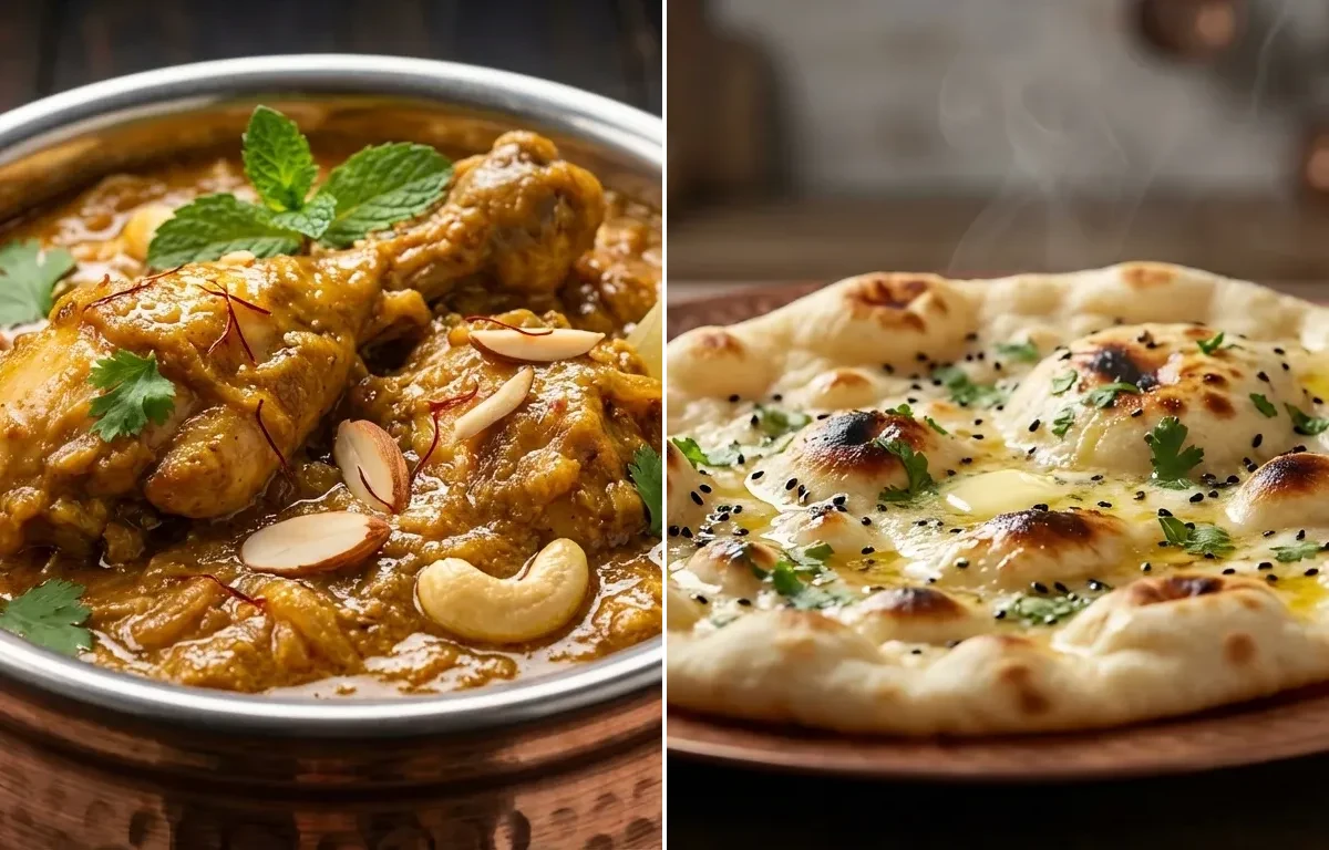 Lagan ka Murgh with Butter Naan