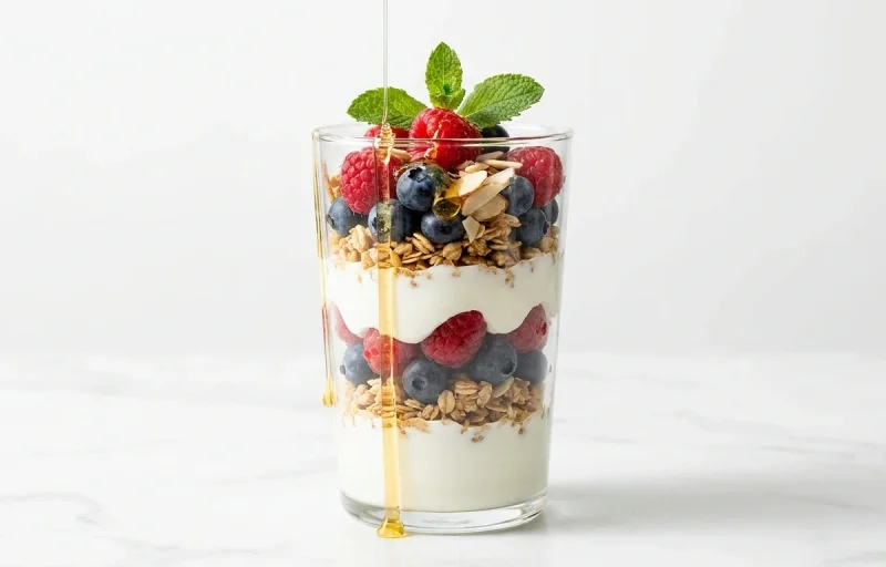 Layered Berry and Yogurt Parfait