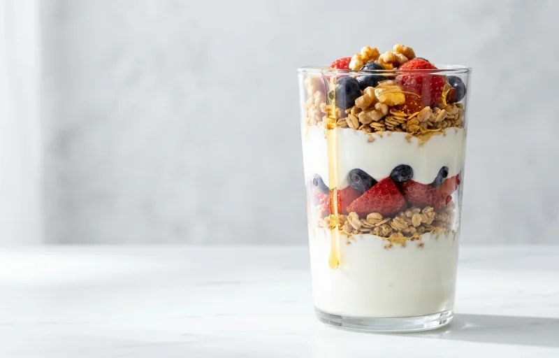 Layered Greek Yogurt Parfait
