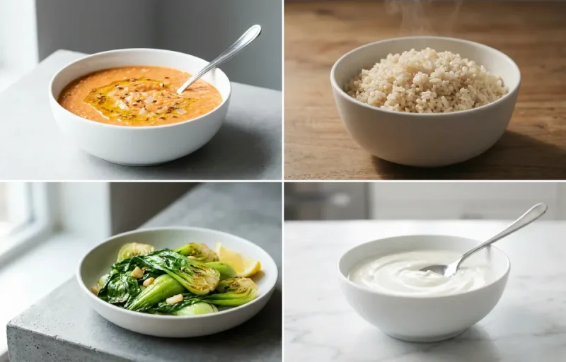 Lentil Dal with Turmeric and Cumin with Plain Greek Yogurt
