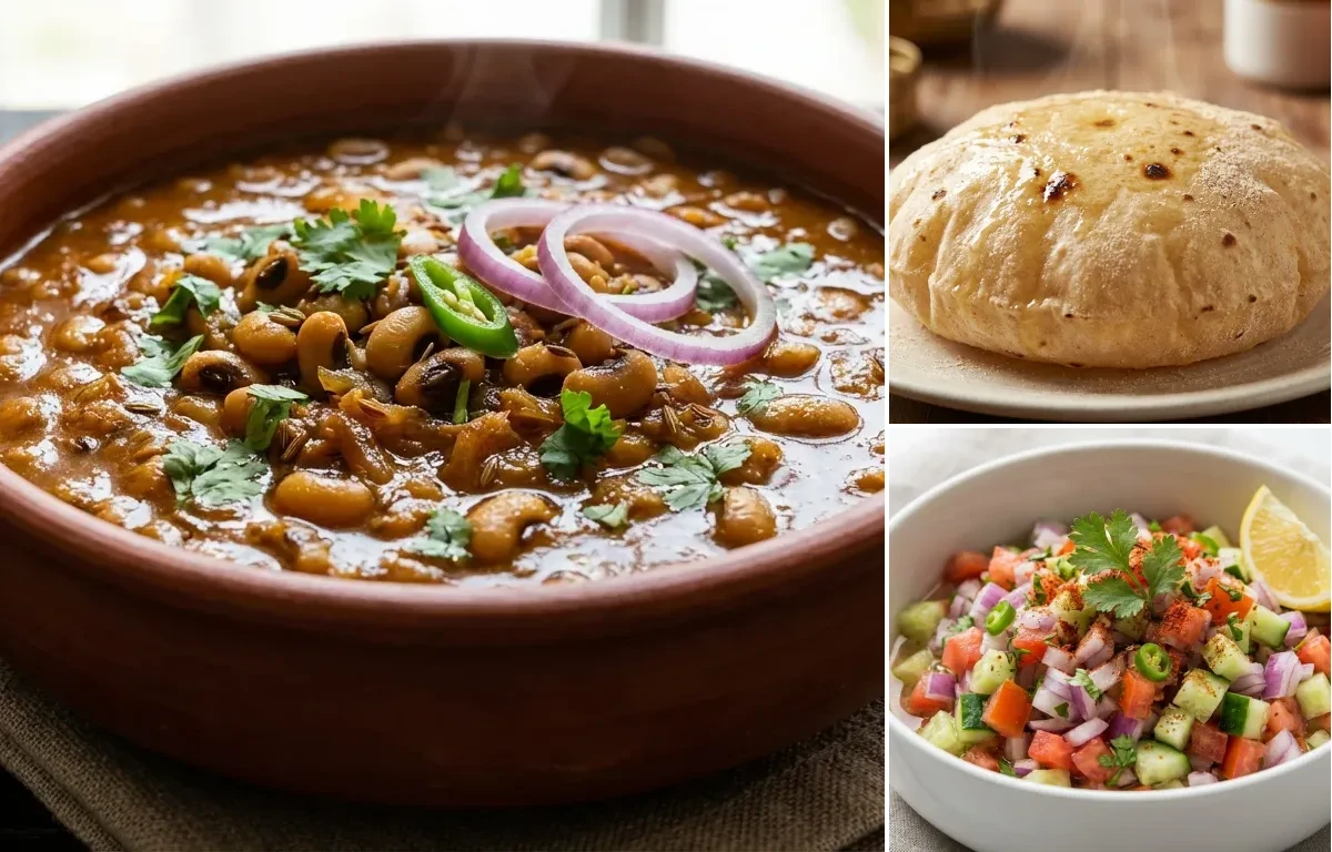Lobia Masala with Phulka