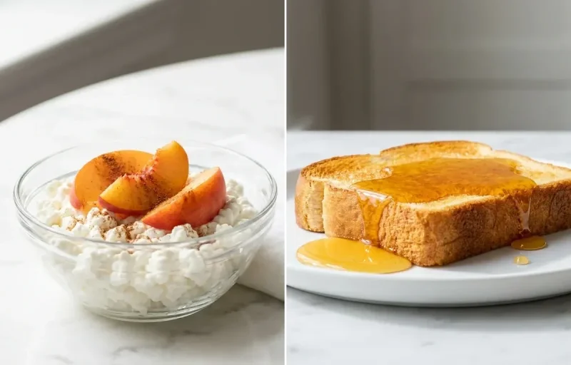 Low Sodium White Toast with Honey