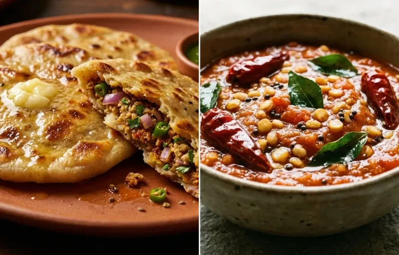 Makuni with Tomato Chutney