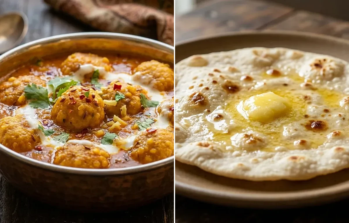 Mangodi Sabzi with Jowar Roti