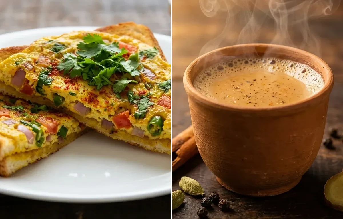 Masala Egg Toast