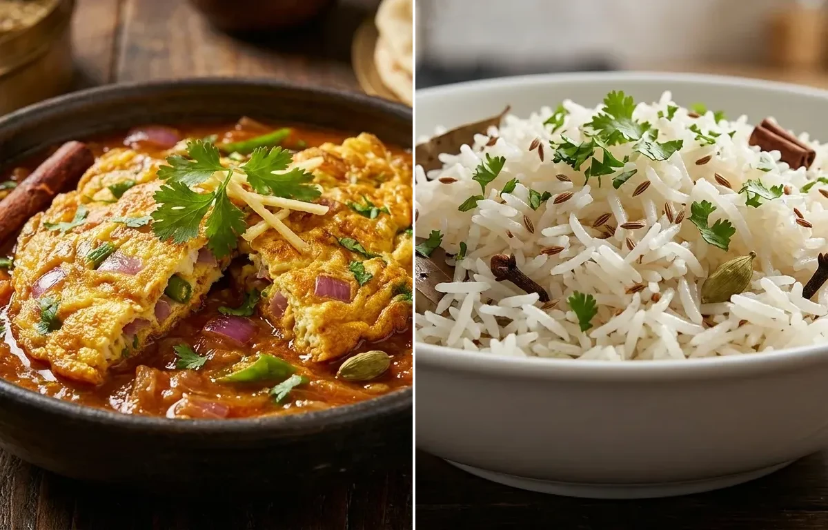 Masala Omelette Curry