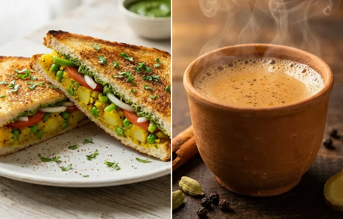 Masala Toast Sandwich