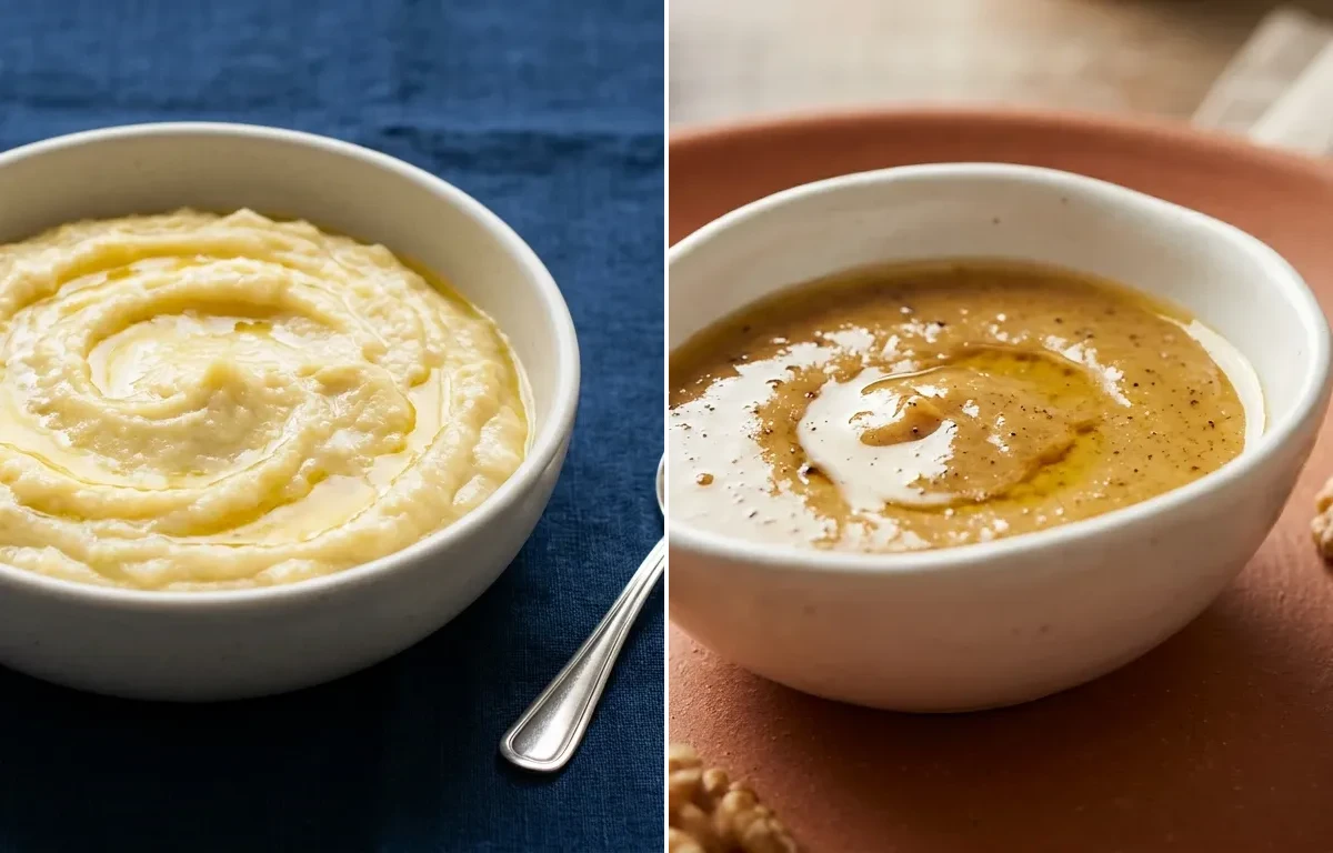 Mashed Banana with Walnut Paste