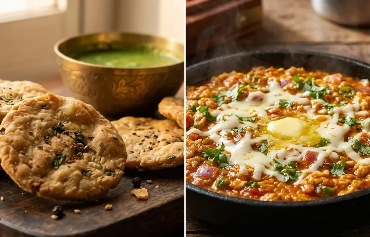 Methi Mathri with Anda Ghotala