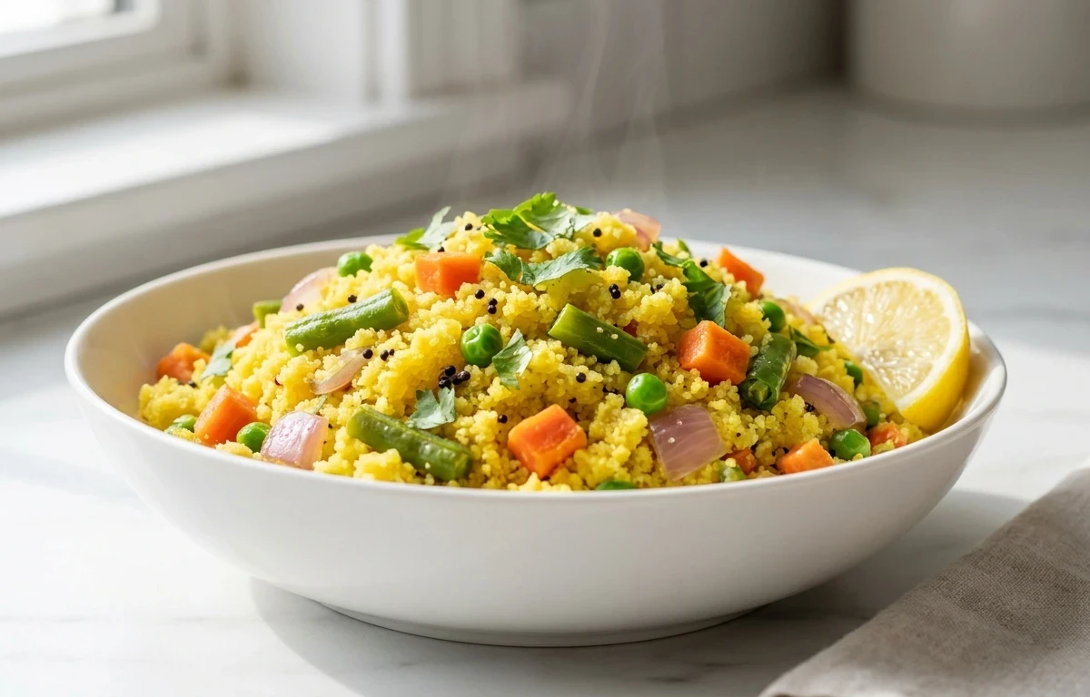 Mixed Vegetable Upma