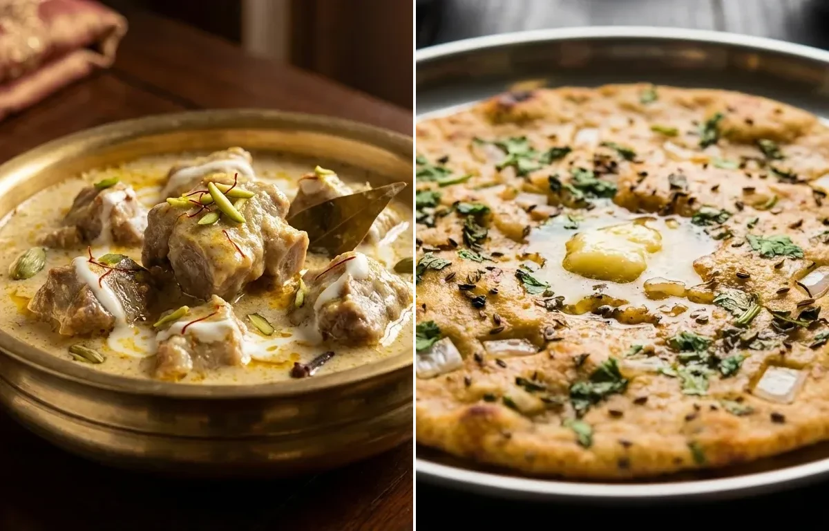 Mohan Maas with Missi Roti