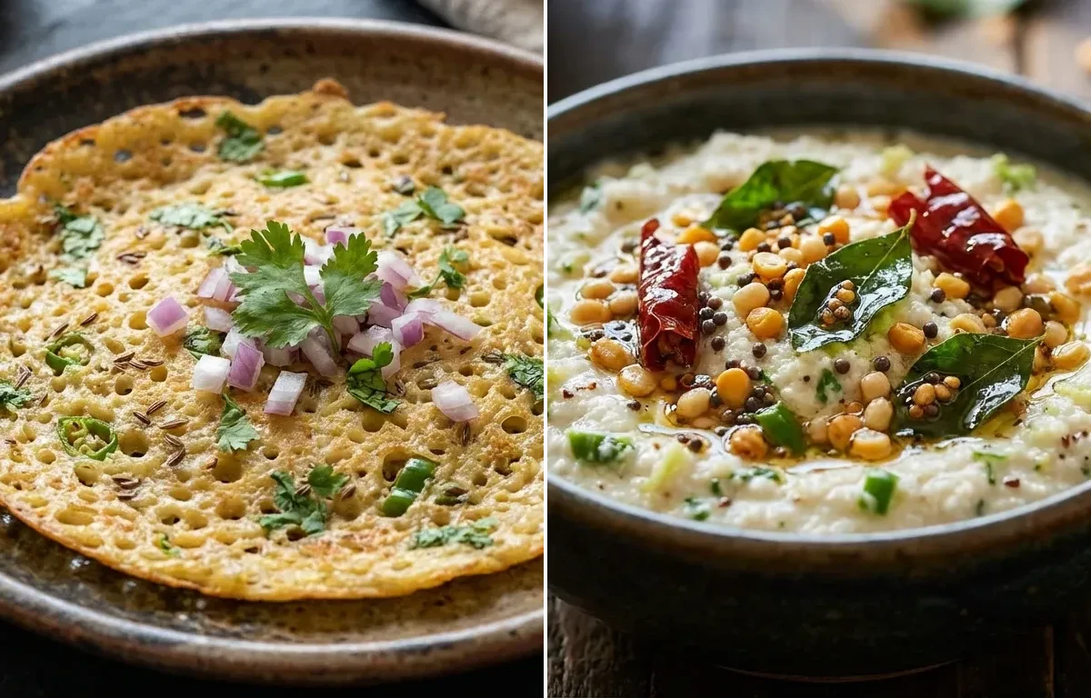 Moong Dal Attu with Kobbari Pachadi