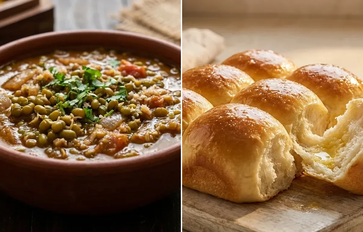 Moong Gathi with Ladi Pav