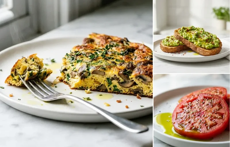 Mushroom and Herb Frittata