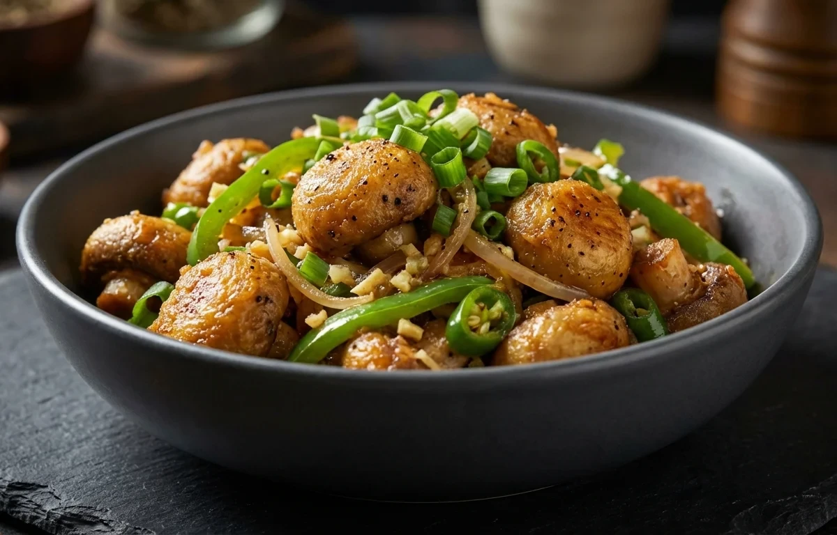 Mushroom Salt and Pepper