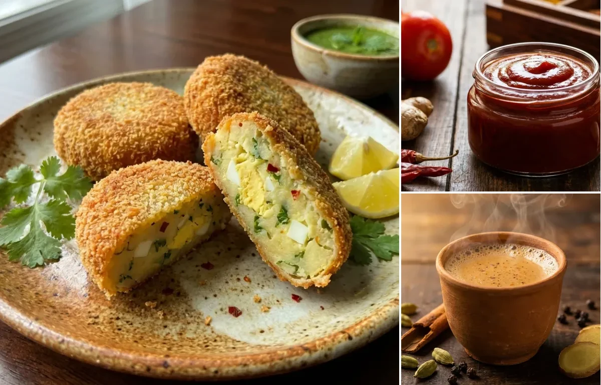 Mutta Cutlet with Tomato Ketchup
