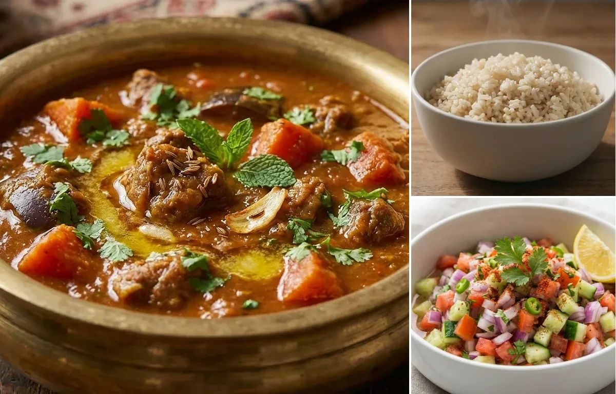 Mutton Dhansak with Brown Rice