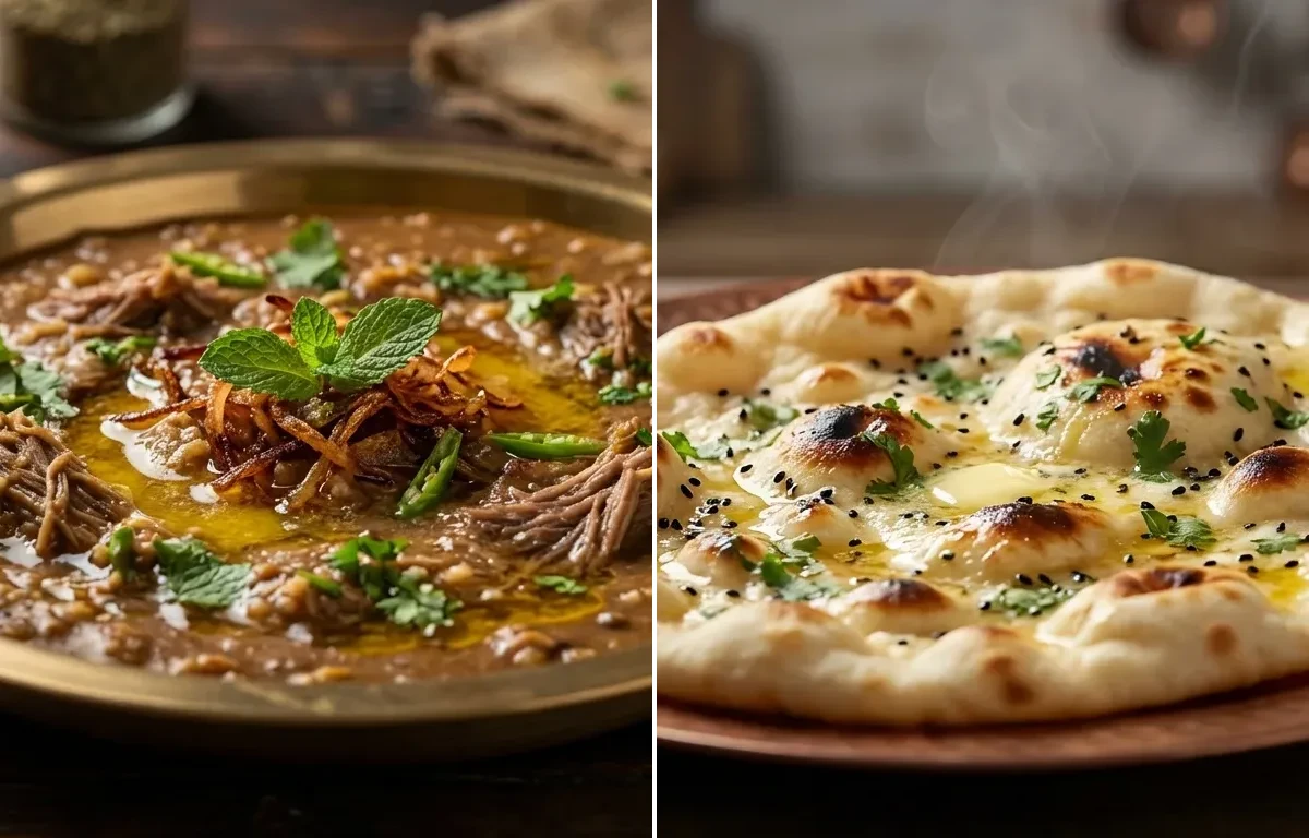 Mutton Haleem with Butter Naan