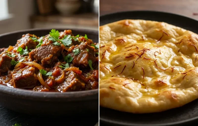 Mutton Kanti with Saffron Sheermal