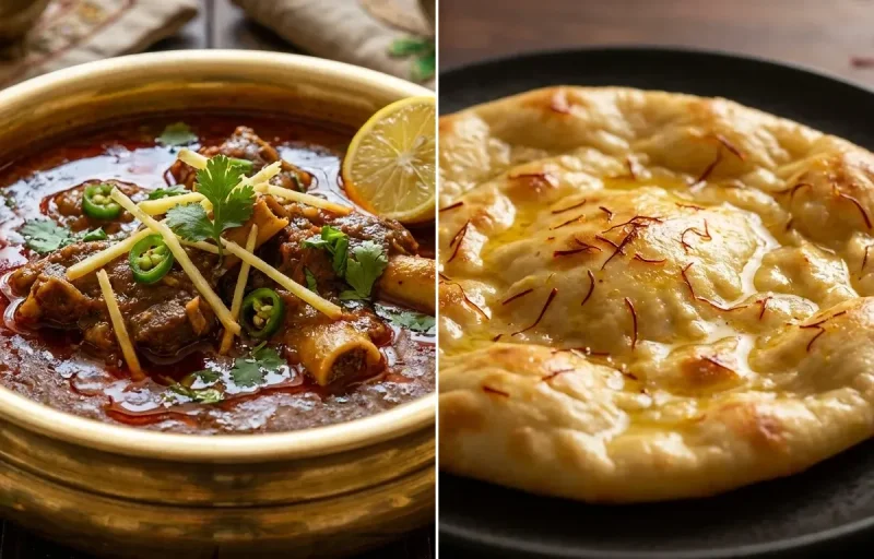 Mutton Nihari with Saffron Sheermal