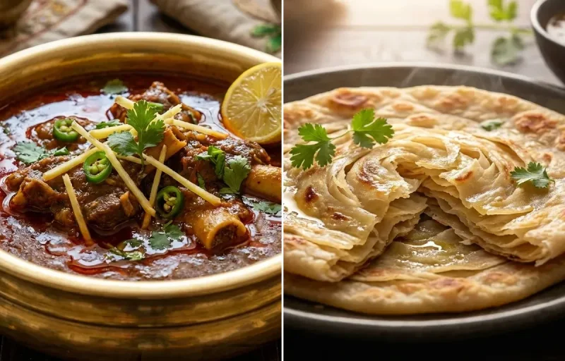 Mutton Nihari with Ulte Tawa Paratha