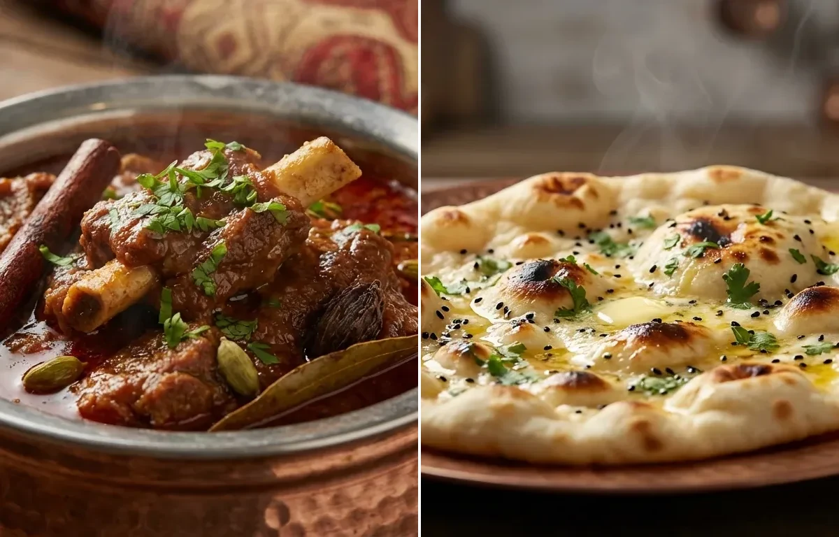 Mutton Rogan Josh with Butter Naan