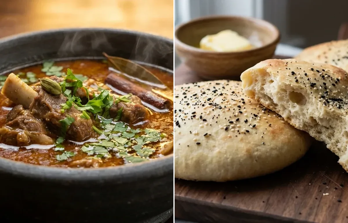Mutton Shorba with Lavasa Bread