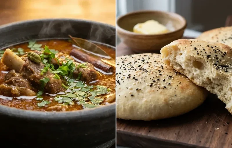 Mutton Shorba with Lavasa Bread