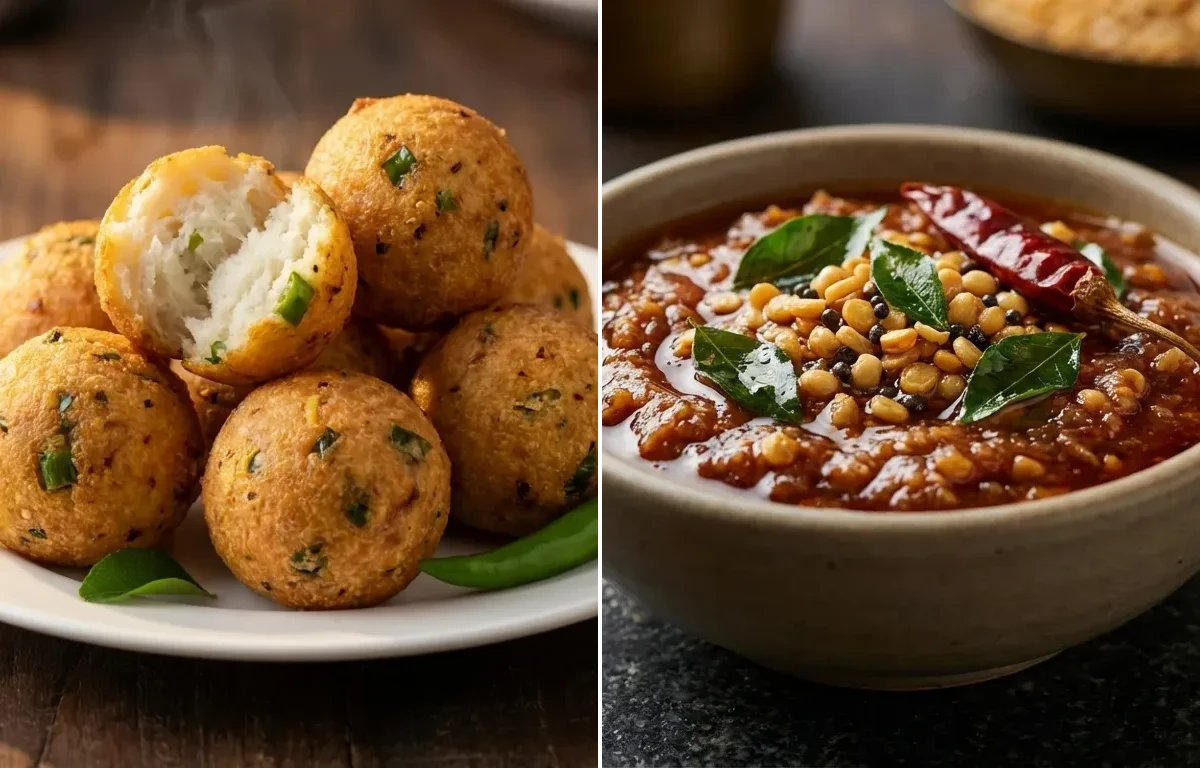 Mysore Bonda with Allam Pachadi