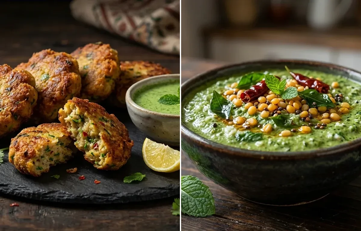 Nadru Ke Kebab with Pudhina Chutney