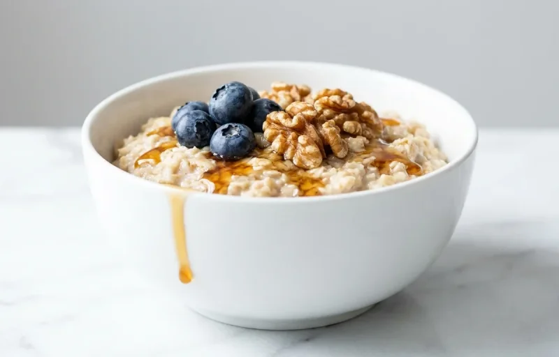 Oatmeal with Blueberries and Walnuts Weight Loss