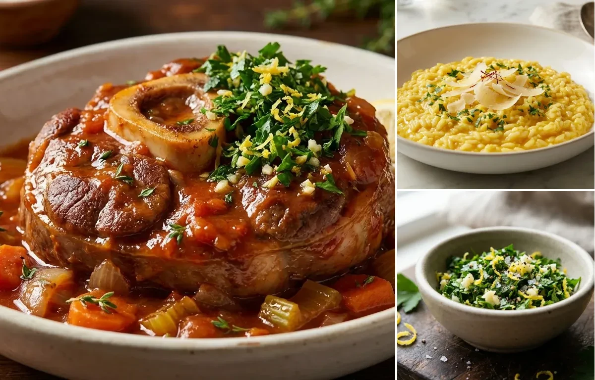 Osso Buco with Saffron Risotto and Gremolata