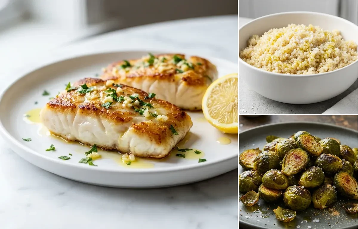 Pan Seared Cod with Herbs