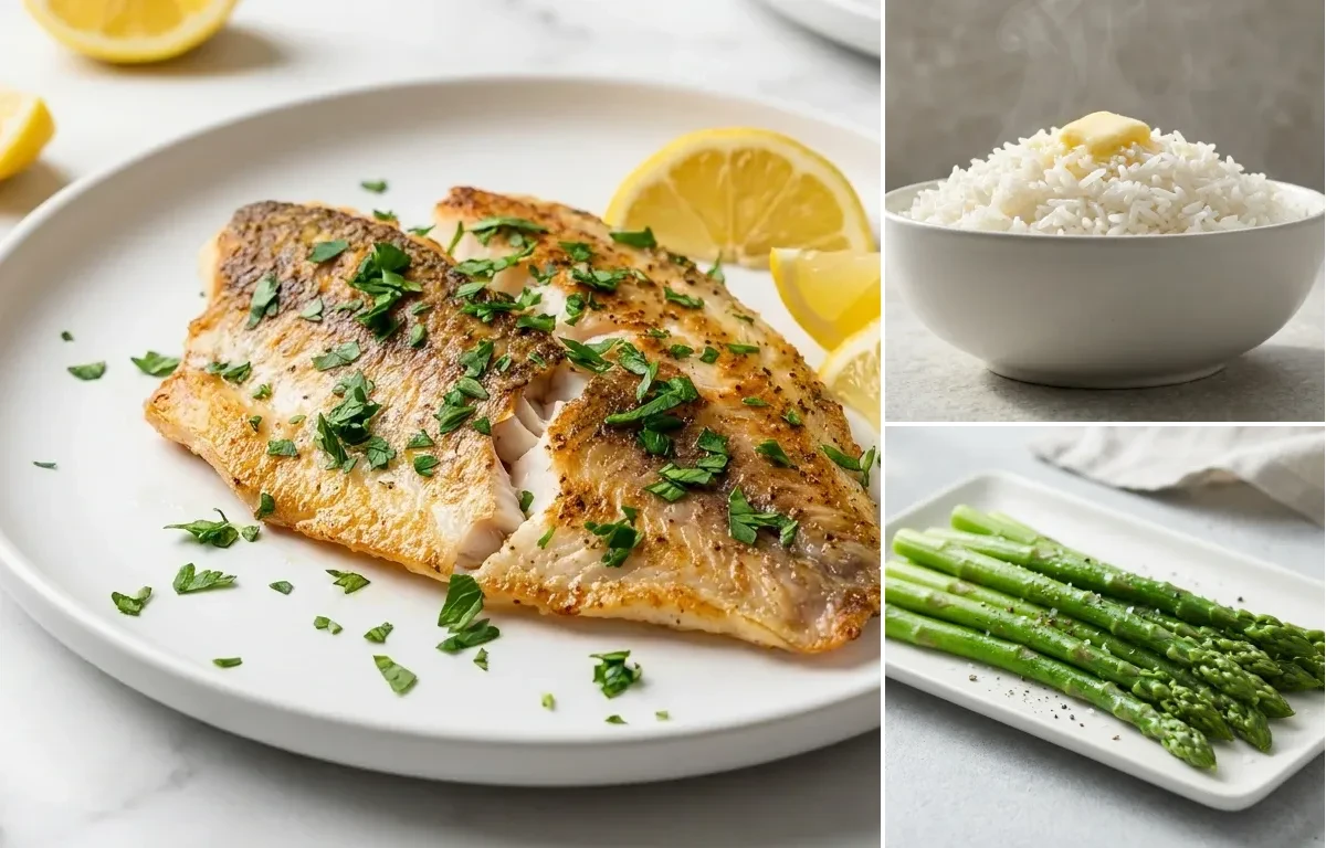 Pan Seared Tilapia with Lemon and Herbs