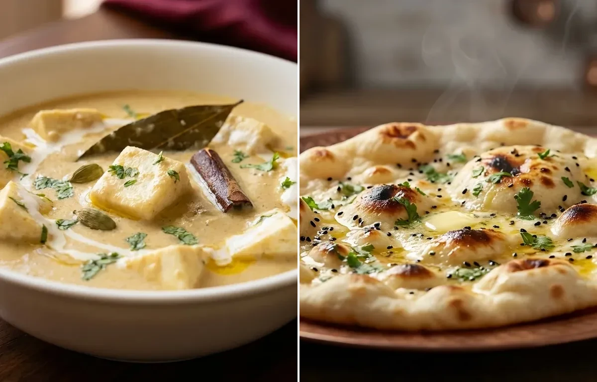 Paneer Korma with Butter Naan